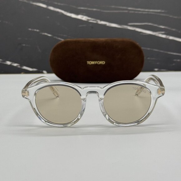 NEW TOM FORD TF1123-D 26E TRANSPARENT/BEIGE WOMEN SUNGLASSES FT1123-D 26E main image 4